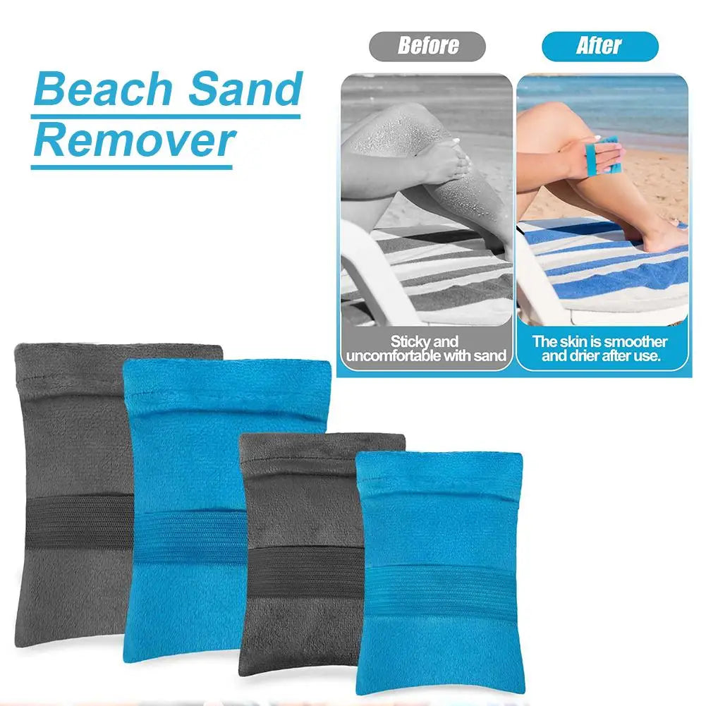 New Sand Removal Bag Lightweight Portable Cleaning Beach Towel Accessories for Beach Party Surf Camping Essentials Summer F Z1A3