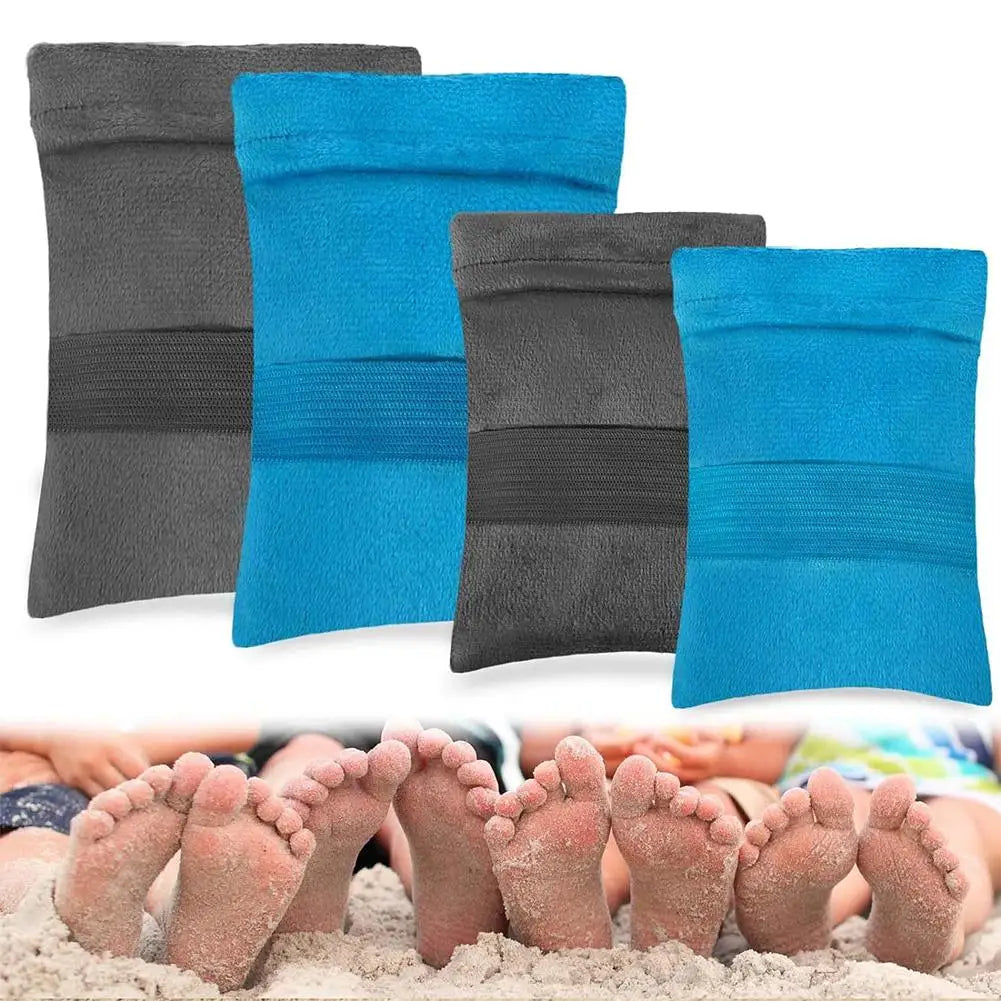 New Sand Removal Bag Lightweight Portable Cleaning Beach Towel Accessories for Beach Party Surf Camping Essentials Summer F Z1A3